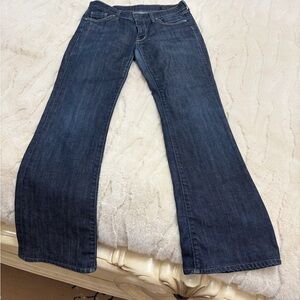 Citizens Of Humanity Indigo Wide Leg Jeans